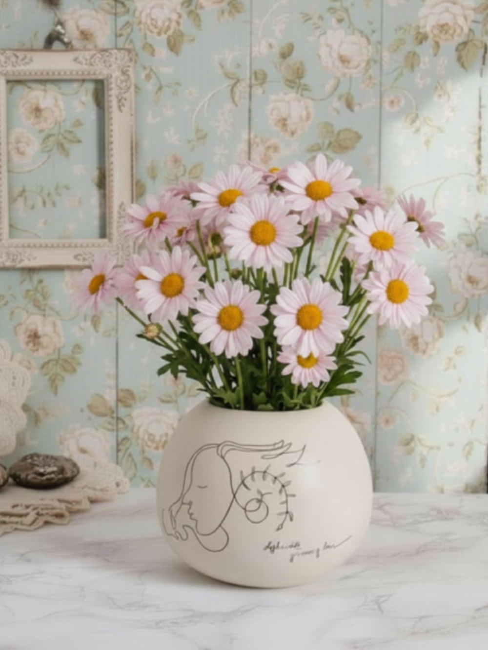 Hand-Painted Aphrodite Vase